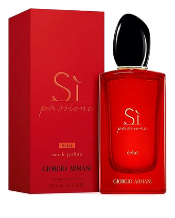 Armani Sì Passione Éclat Eau de Parfum da donna 100ml scatolato in Stile 100ML