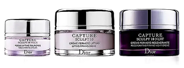DIOR CAPTURE SCULPT 10 cofanetto 3 creme nuit/fermèt/yeux in Stile nuit50ml- fermèt50ml- yeux15ml
